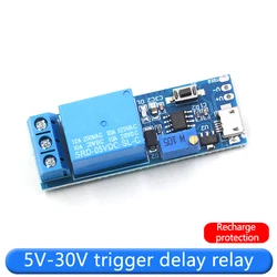 Wide Voltage 5V-30V Trigger Delay Relay Module Timer Module Delay On Delay Switch