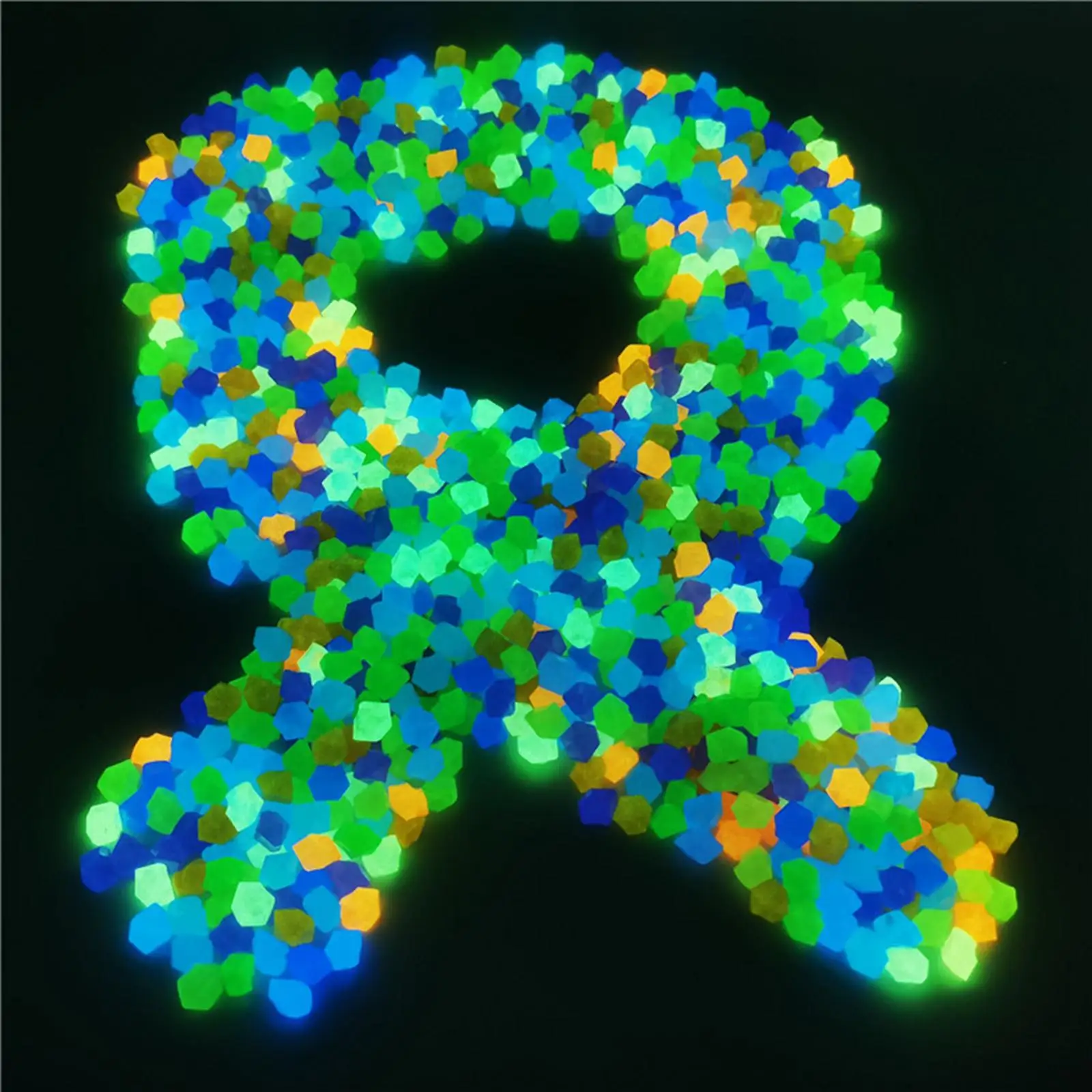 300 Stones Decorative Luminous Pebbles DIY Rocks for Pathway Fish Tank