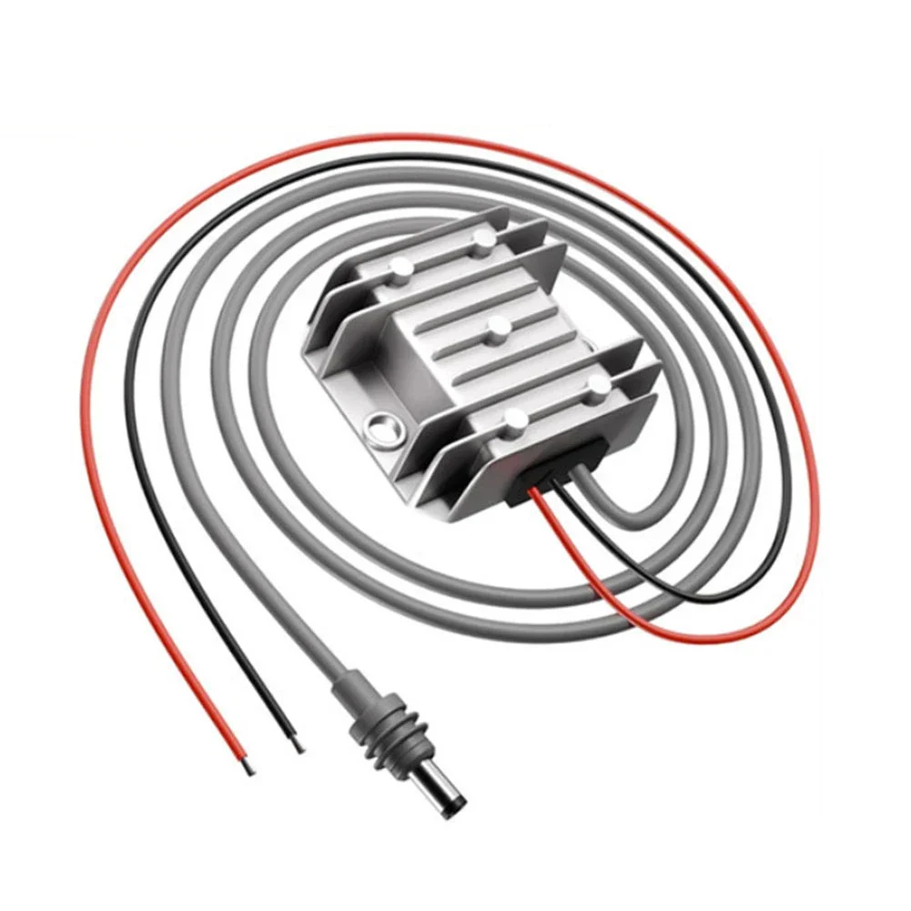 

DC Boost Converter 12V Power Adapter Camping Power Supply 57.5*21*63.4mm 12V DC Boost Power Adapter Aluminum Material