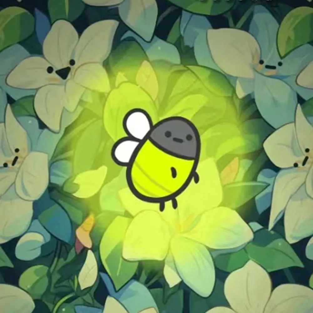 Cartone animato carino luminoso lucciola giocattoli di peluche carino ciondolo ragazza cuore decorazioni per la casa bellezza di Natale borsa delicata portachiavi regalo di compleanno