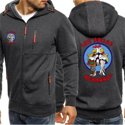 Los Polos Hermanos Chicken Brothers Hoodie Men's Hoodie Fashion Casual Loose Zipper Hoodie