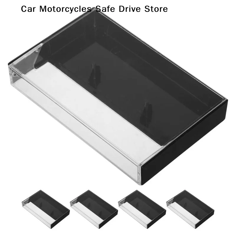 【CM】5Pcs Vintage Cassette Tape Box Clear Plastic Storage Case for Audio Cassettes Tape Organizer Dustproof Collection Holder