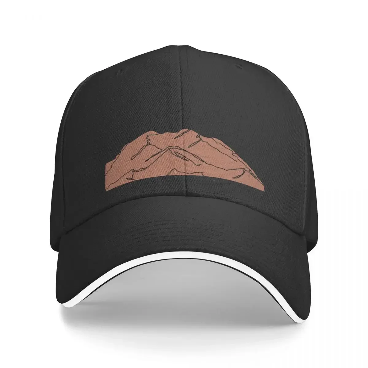 

minimalist denali Baseball Cap Beach Outing black Hat Man For The Sun Women Men's