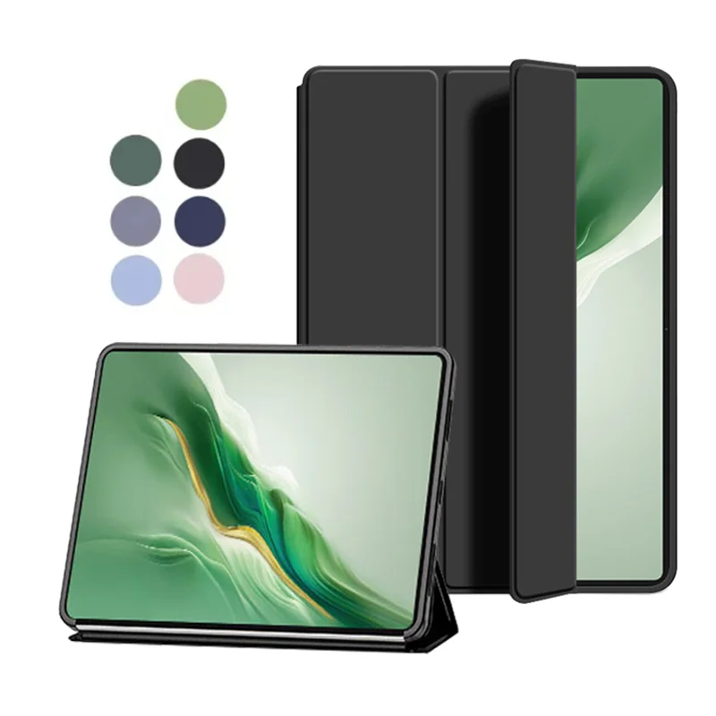 Smart Case For Huawei Honor MagicPad 2 12.3 inch 2024 PU Leather Folding Stand Magnetic Cover For Honor MagicPad 2 12.3