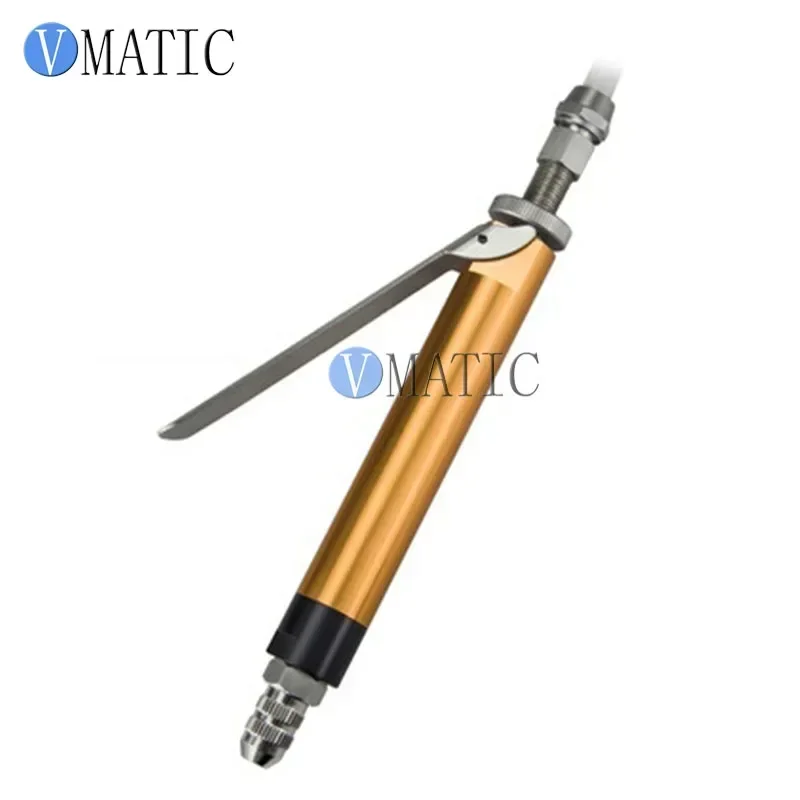 Precision Manual Dispensing Valve | Small Glue Dispense Nozzle with Needle Tip for Adhesive & Solder Paste Control