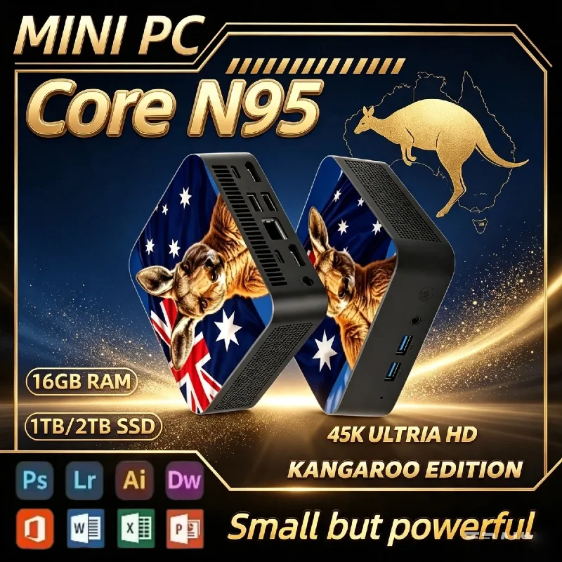 Home Office Australia - Intel Core N95 Triple 4K Ultra‑Compact