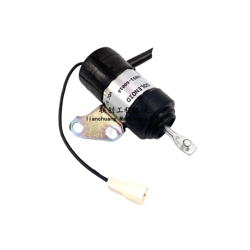 For Kubota Z482/D722/D902 engine shut-off solenoid valve 16851-60014 shut-off switch excavator accessories