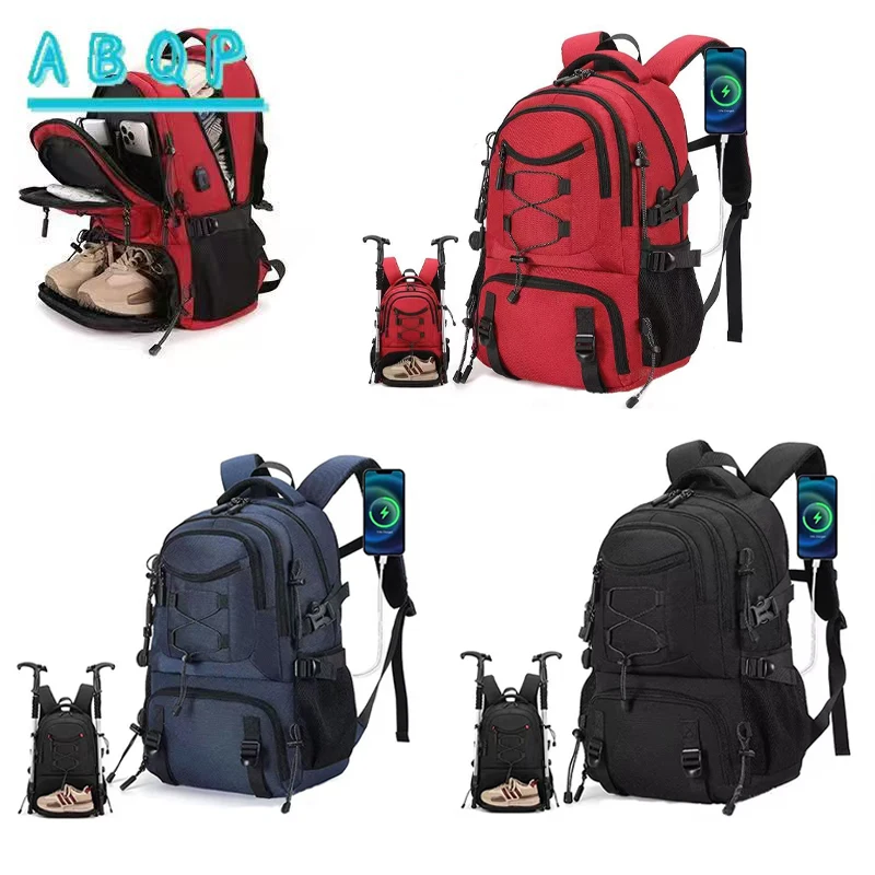 New Fashion Casual Backpack Large Capacity Multi-functional UBS Backpack Luxury Brand Oxford Cloth Travel Backpack High Quality