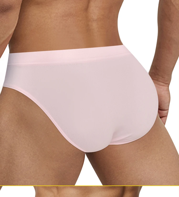 Calzoncillos Bikini Suaves para Hombre, Cintura Elástica Ancha, Bolsa de Soporte 3D, Ropa Interior Transpirable y Agradable para el Uso Diario