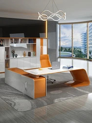 Fashional Home Escritorio Personal Desk Modern Escritorios De Oficina Colorful Computer Desks Designer Office table + Chair