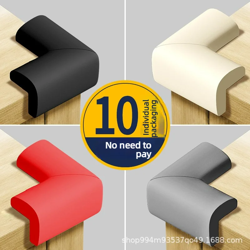 10pcs Soft Baby Proofing Corner Guards - Pre-Taped Table Corner Protector for Child Safety Furniture Bumper & Sharp Edge