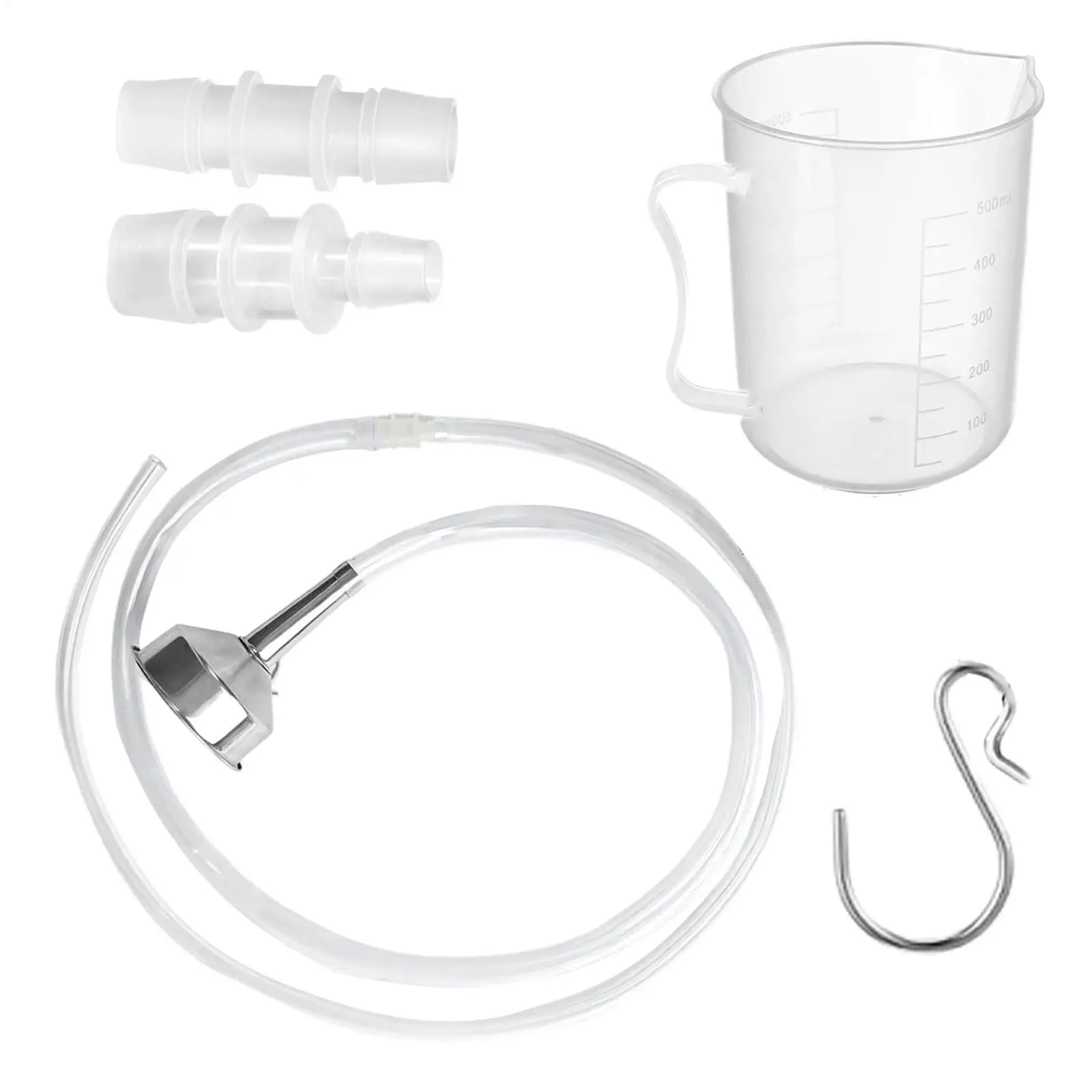 Automobile Transmission Oil Funnel Set Oil Exchange Tools With Two Transparent Hoses For Gasolines, Engine, Coolant, Water