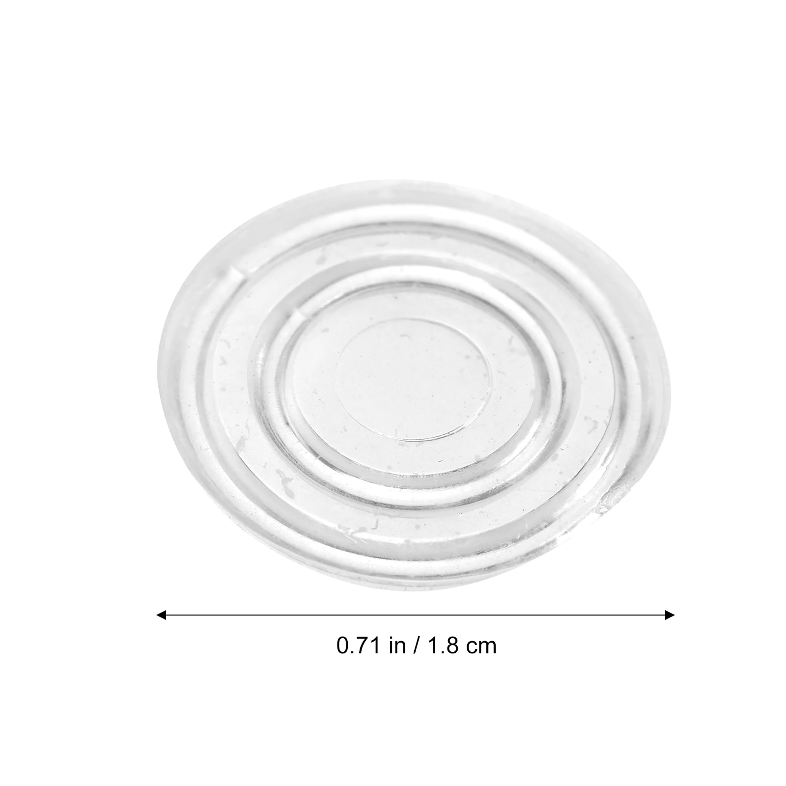 

200pcs Anti slip Glass Tabletop Bumpers Clear Furniture Stoppers Cabinet Dots Desk Spacers Protector PP Plastic Non damage