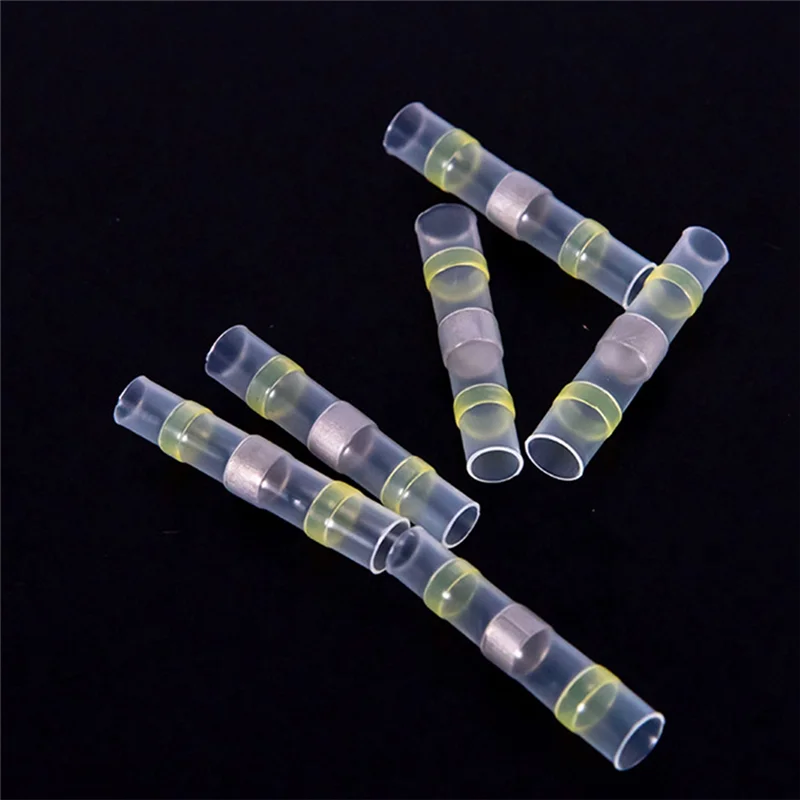 

100Pcs Heat-Shrinkable Pressureless Solder Ring Protects The Terminal Of The Joint And Quickly Welds The Parallel Tube Durable