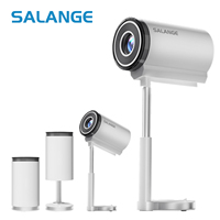 Salange Mini 1080P Projector X5pro Portable 4K video Supported Smart Home Theater Video Beamer Compatible with Xiaomi and iOS