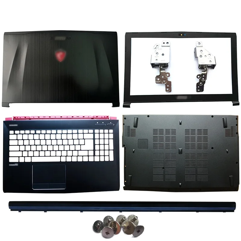 

NEW For MSI GE62 GE62MVR GE62VR MS-16J1 MS-16J2 MS-16J3 LCD Back Cover/Front Bezel/Hinges/Hinges Cover/Palmrest/Bottom Case