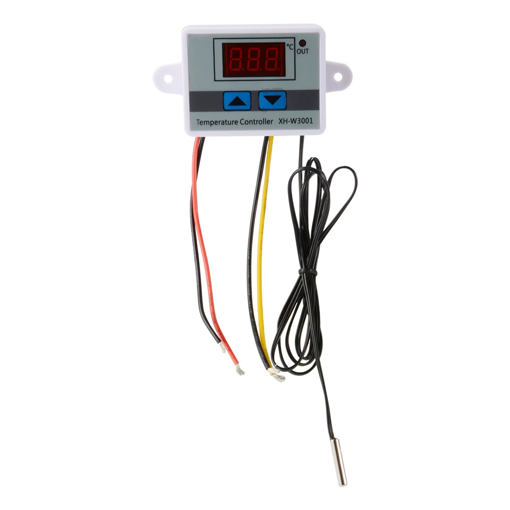 

220V XH-W3001 Temperature Controller Digital LED Temperature Controller Thermometer Thermo Controller Switch Probe