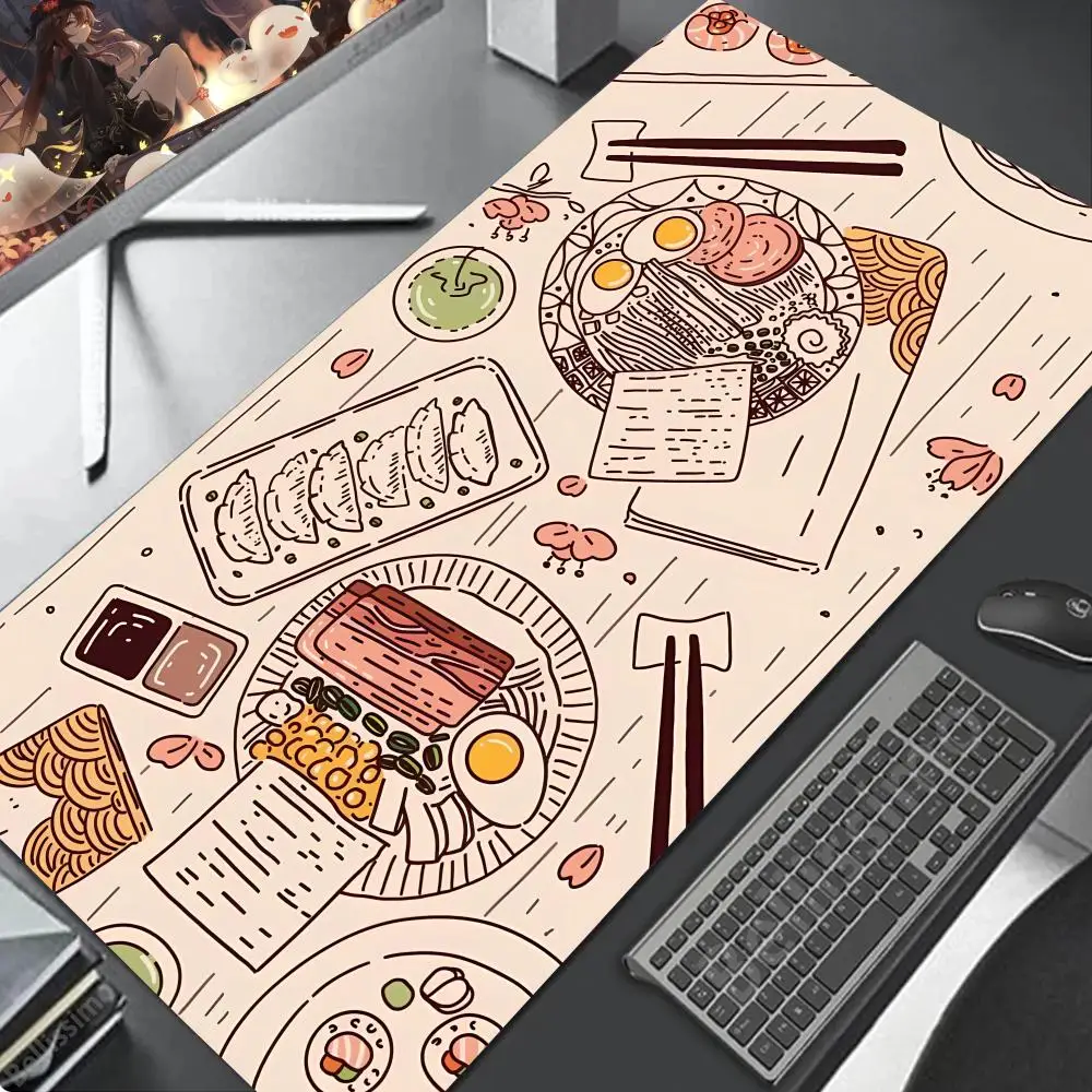 

XXL коврик для мыши офисный ковер геймерский коврик для клавиатуры коврик для мыши суши клавиатура игровой ноутбук японский настольный коврик аниме коврик для мыши