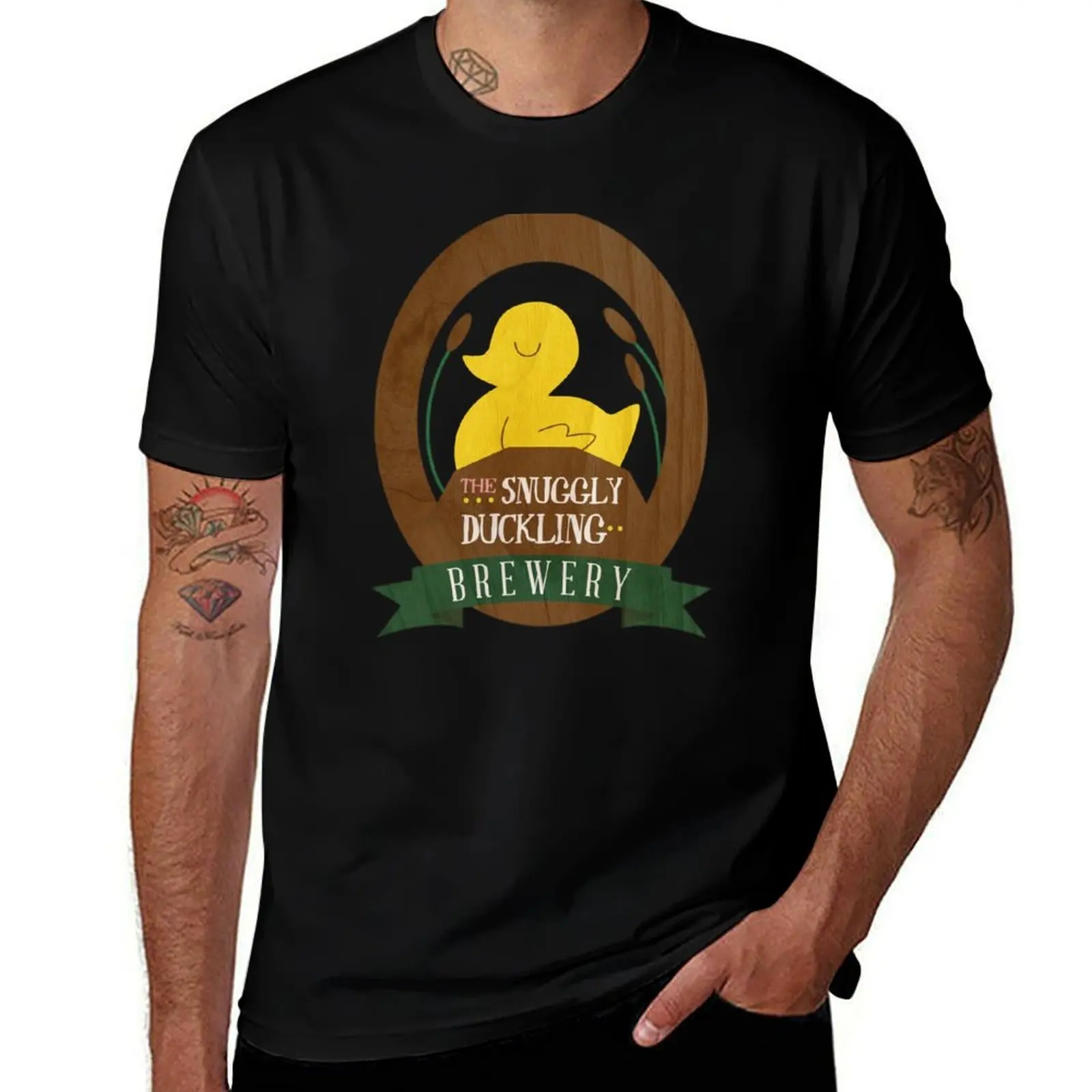 

The Snuggly Duckling Brewery T-Shirt funny t shirts man funny t shirts cotton T-Shirt
