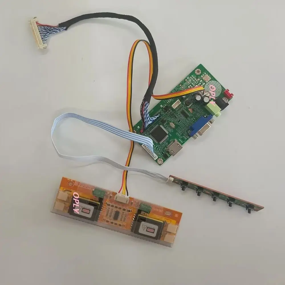 Placa controladora 58c lcd hdmi, compatível com m240hw01 m240uw04 m270hge 1920x1080 vga, monitor de tela de painel led