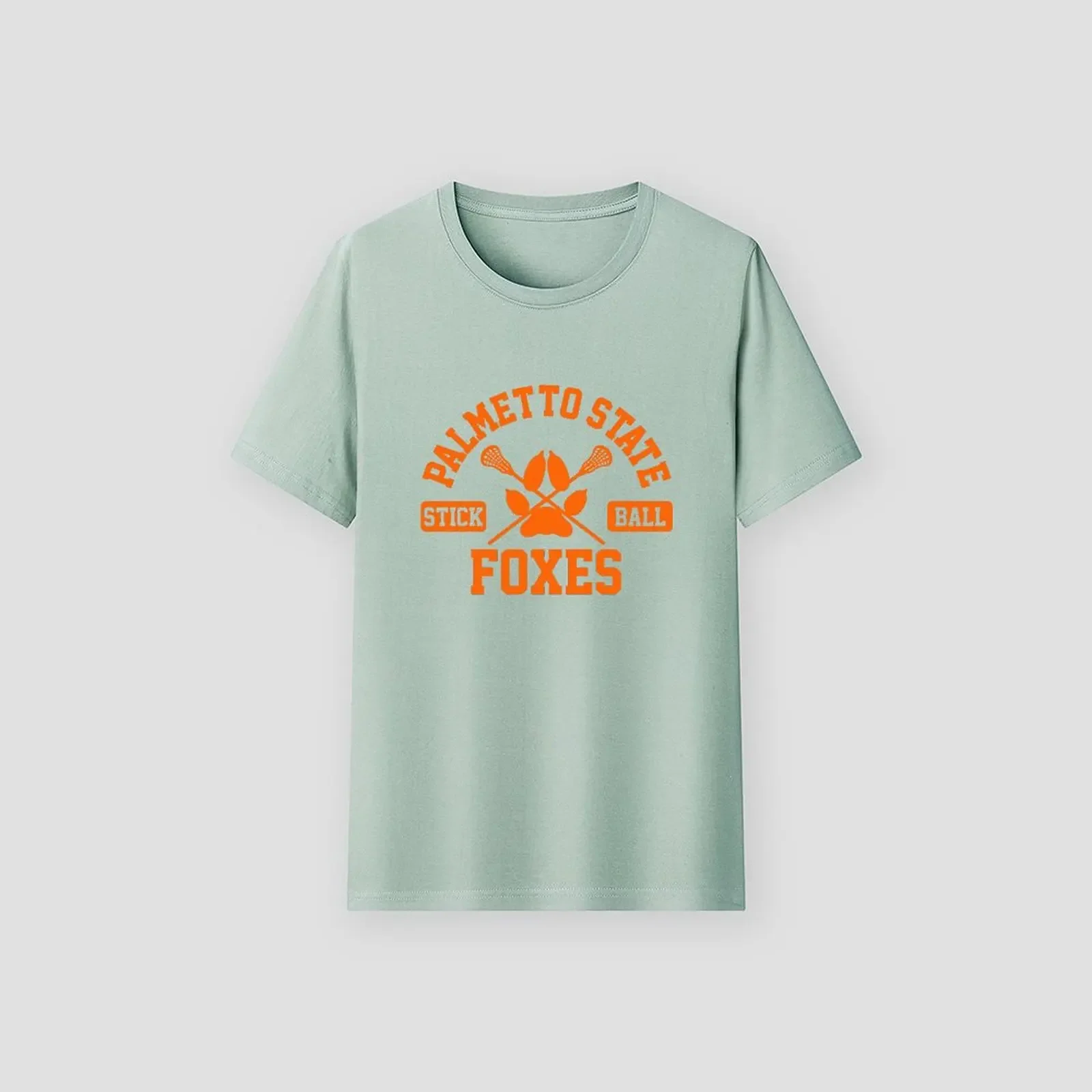 بلايز امرأة جولة الرقبة قصيرة الأكمام رقيقة فضفاضة عارضة Palmetto الدولة Stickball الثعالب طباعة تي شيرت الصيف عارضة المحملة #1