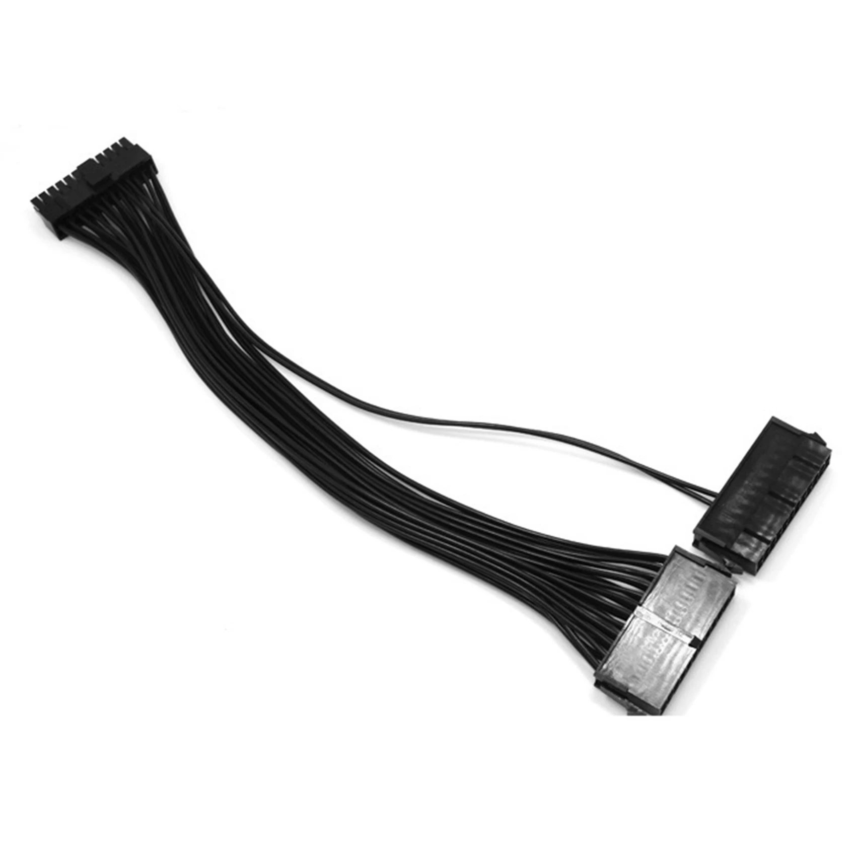 2 шт. ATX 24-контактный блок питания шнур питания 18AWG силовой синхронный стартовый кабель адаптер материнской платы для BTC