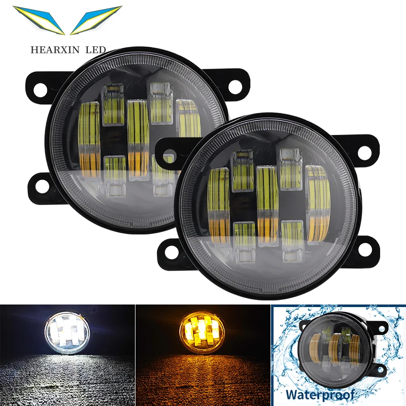 70W LED Fog Light luces led PTF faros led para auto for Lada Vesta Lancer X rest Ford Focus ASX Renault Duster Logan ford