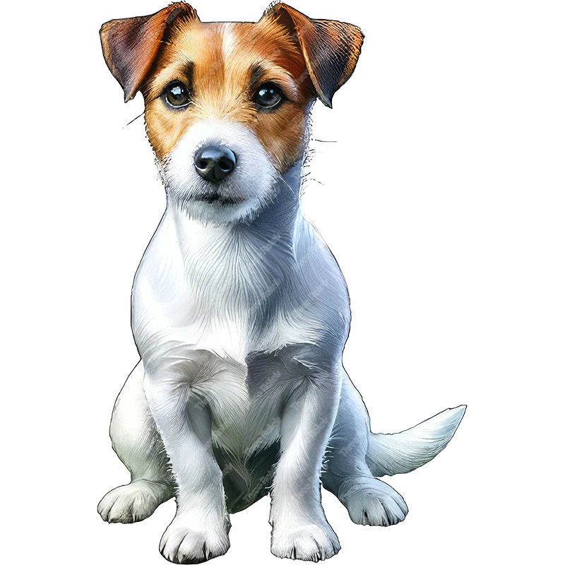 Three Ratels Clever hunting dog cartoon animal wall stickers for children's bedrooms  kindergarten Car sticker