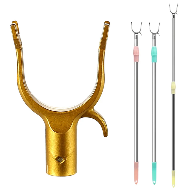 Fourchette à air portable en alliage, 3 couleurs, 1 pièce, accessoires durables T1 pour la maison, support pour le linge