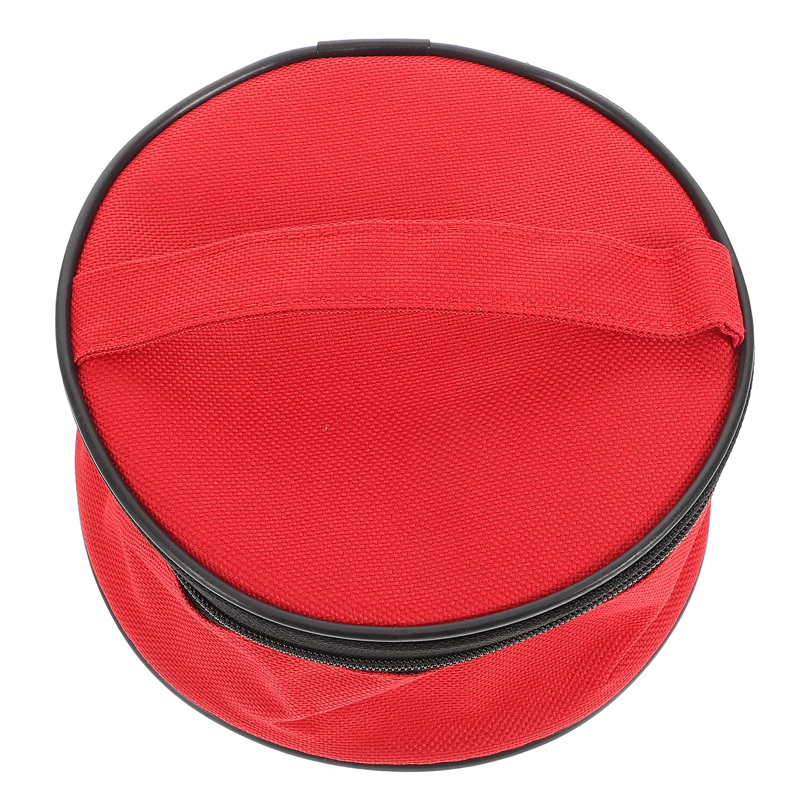 

Spacious Round Plate Bag for Camping Tableware Storage Container Portable Outdoor Cooking Tools Pouch with Zipper Closure Heavy