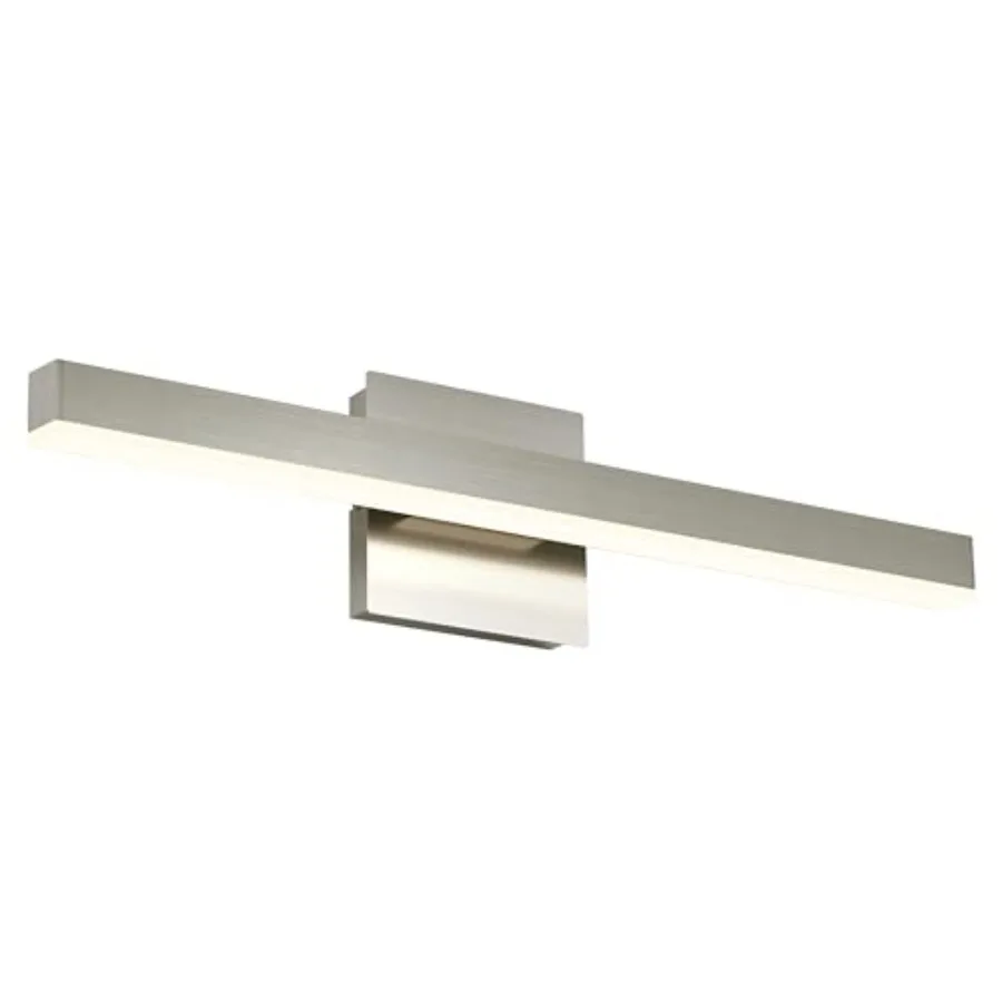 

LED Bathroom Vanity Lighting Mirror Front Makeup Lights Fixtures Indoor Wall Mount Sconces Lamps Brushed Nickel 23.62" Inch 18W