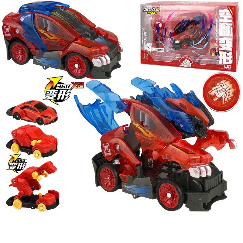 Screechers Wild Deformation Car Transforming robots Toy Ornaments Action Figures  Screech Capture Wafer 360 Boys Toys Kids Gifts