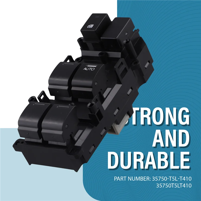 【T07A】Per Toyota City 15-17 RHD 35750-T5L-T410 Interruttore di controllo principale Pulsante regolatore alzacristallo elettrico 35750T5LT410