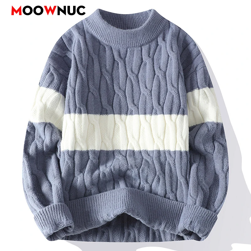 

Autumn Fashion Pullovers Men's Clothing Sweater For Men Men's Sweat-shirt Knit Casual Hombre Warm Solid Spring Male Streetwear