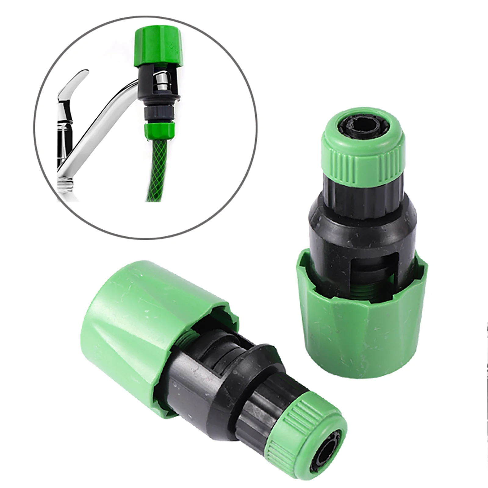 

Faucet Universal Hose Connector Kitchen Quick Coupling Garden Watering Irrigation Water Pipe Adapter Reusable Connecting Pieces