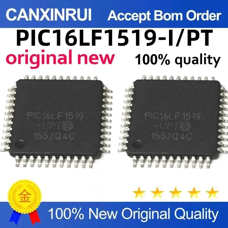 PIC16LF1519-I/PT QFP44 package 8-bit microcontroller MCU with high quality and excellent price