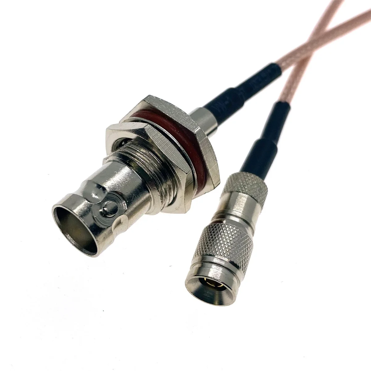 RG316 DIN 1.0/2.3 Mini BNC to BNC Female Jack Bulkhead 50 Ohm RF Coax Extension Cable Pigtail Coaxial