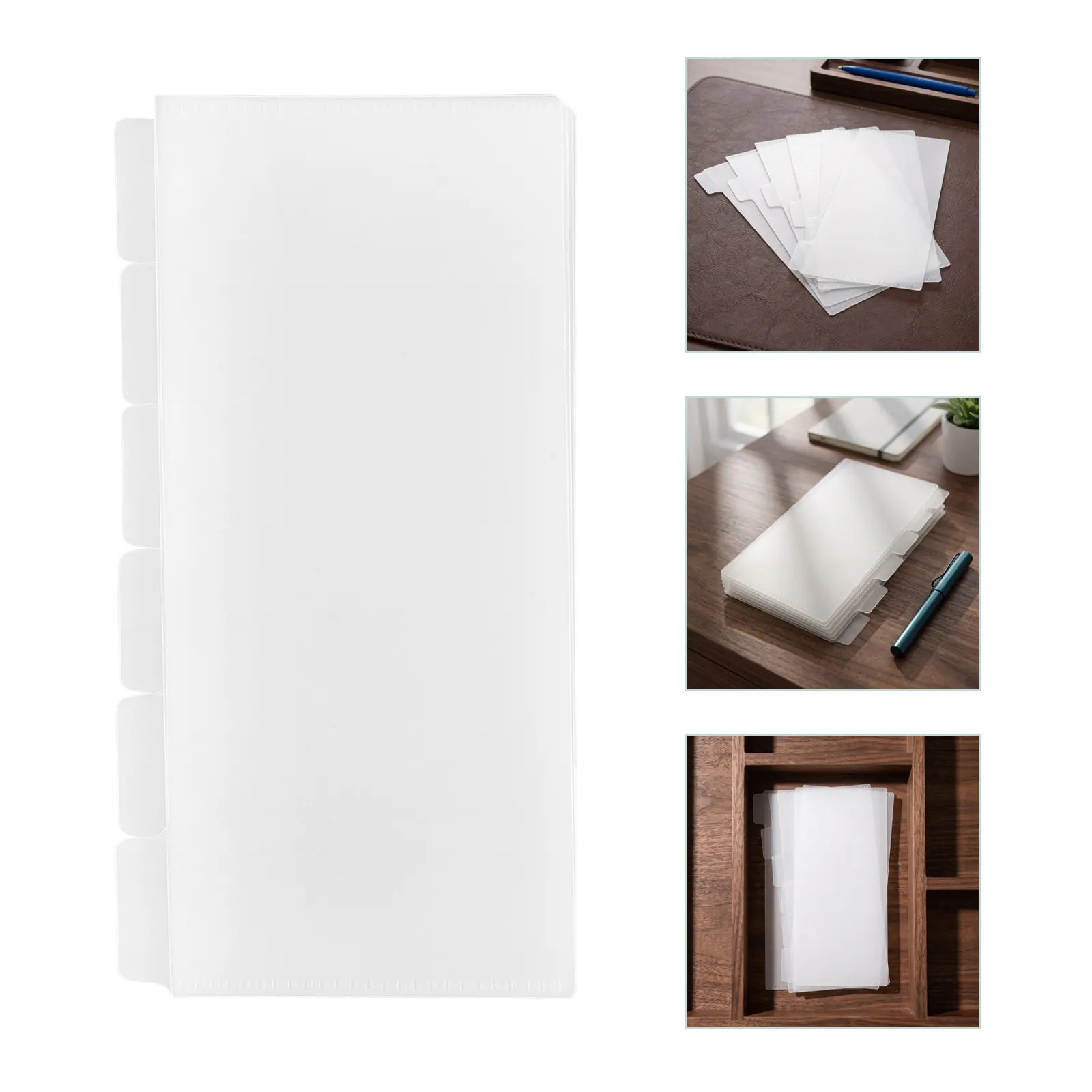12pcs Frosted PP Currency Sleeves with Tabs – Cash Organizer Pouches for Bills, Budgeting & Money Protection
