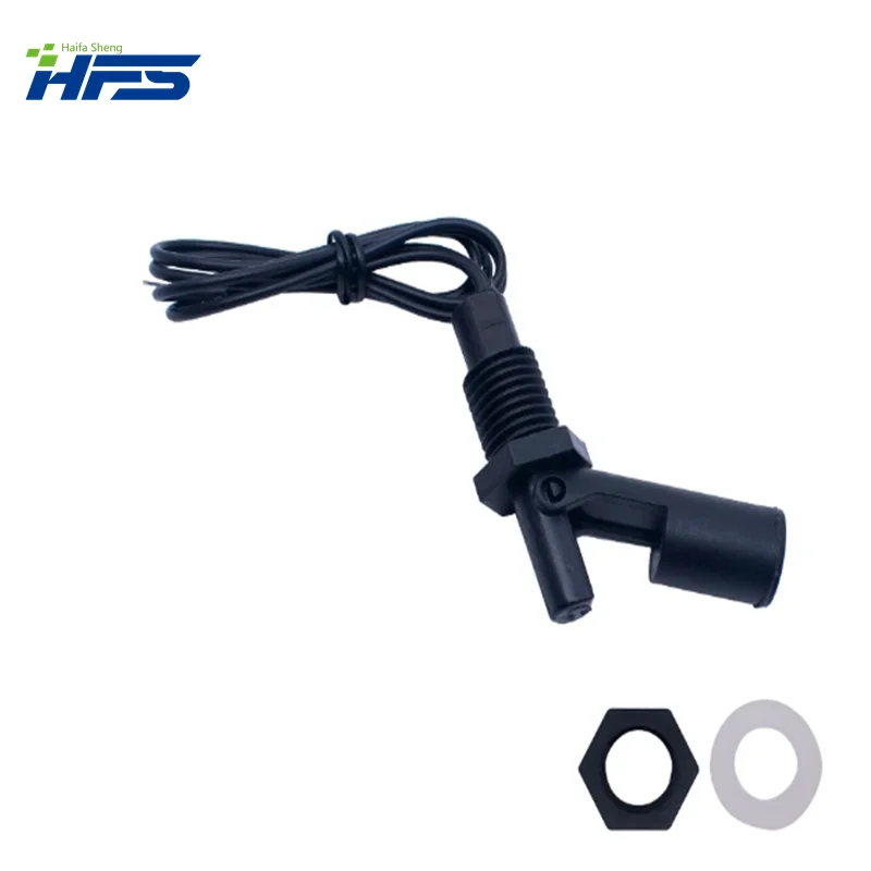 1pcs Tank Pool Horizontal Water Level Switch Liquid Level Sensor Liquid PP Plastic Ball Float Switch