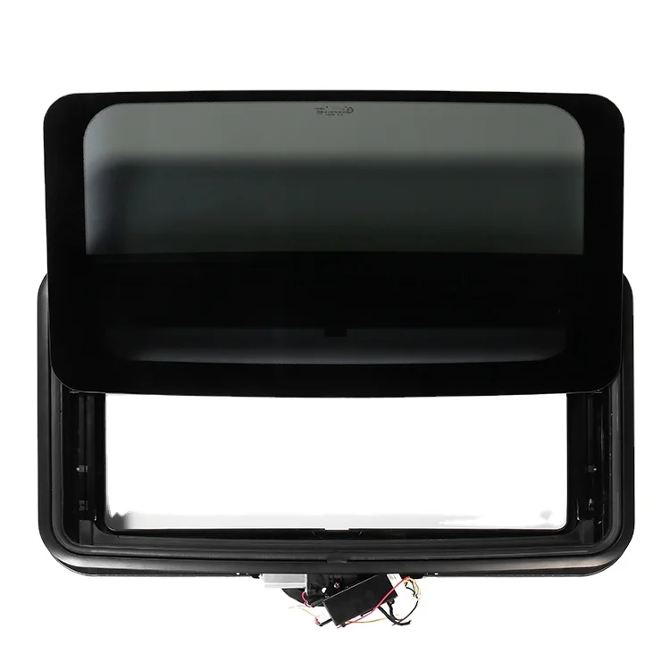 Aftermarket Electric Car Retrofit Sunroof Assembly Anti-pinch Install Size 860*495mm Universal Sunroof