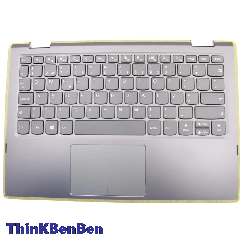 PT Portuguese Keyboard Onyx Black Upper Case Palmrest Shell Cover For Lenovo Ideapad Yoga 330 11 Flex 6 11IGM 5CB0Q81408