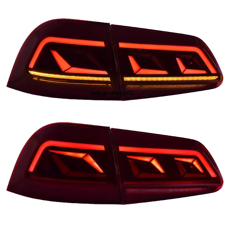 

MJ for Touareg 7P 2011-2018 Tail Light Old Upgrade New Led Taillamp Auto Parts Rear LampTaillamp