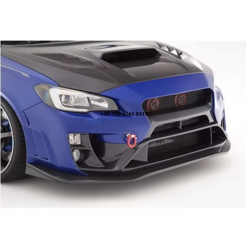 

Partial Carbon Fiber 2015-2021 Sedan VS Appears Type II FRP Front Bumper, Carbon Front Under Lip