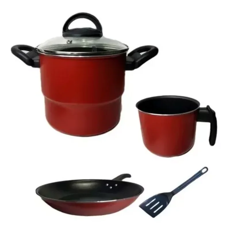 

Spit Maker + Frying Pan N20 + Mug N14 - Rouge Cooking Pans and Fryers