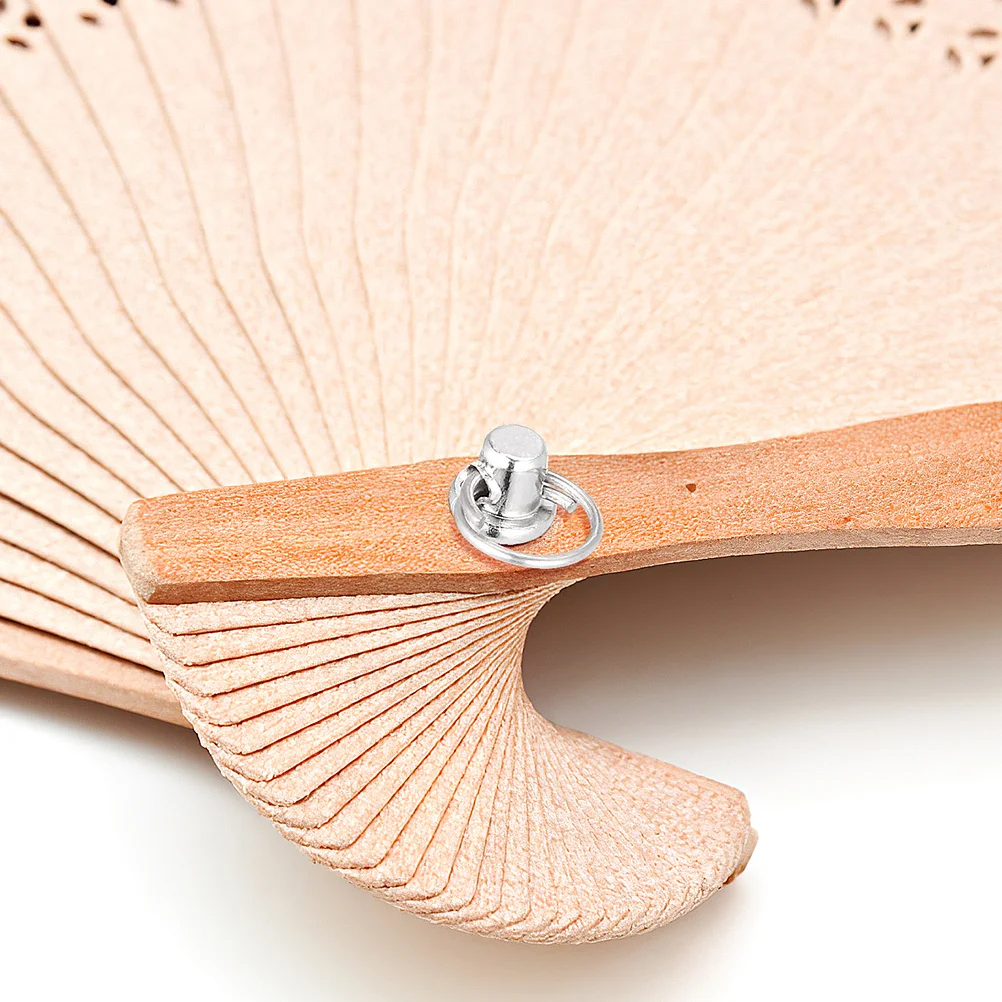 

5 set Folding Fan Shaft Rivets Nut Repair Kit Solid Stainless Steel Fastener For Handheld Bamboo Fan Replacement Parts Durable