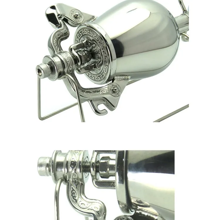 Puffing machine household mini popcorn machine 304 stainless steel hand crank