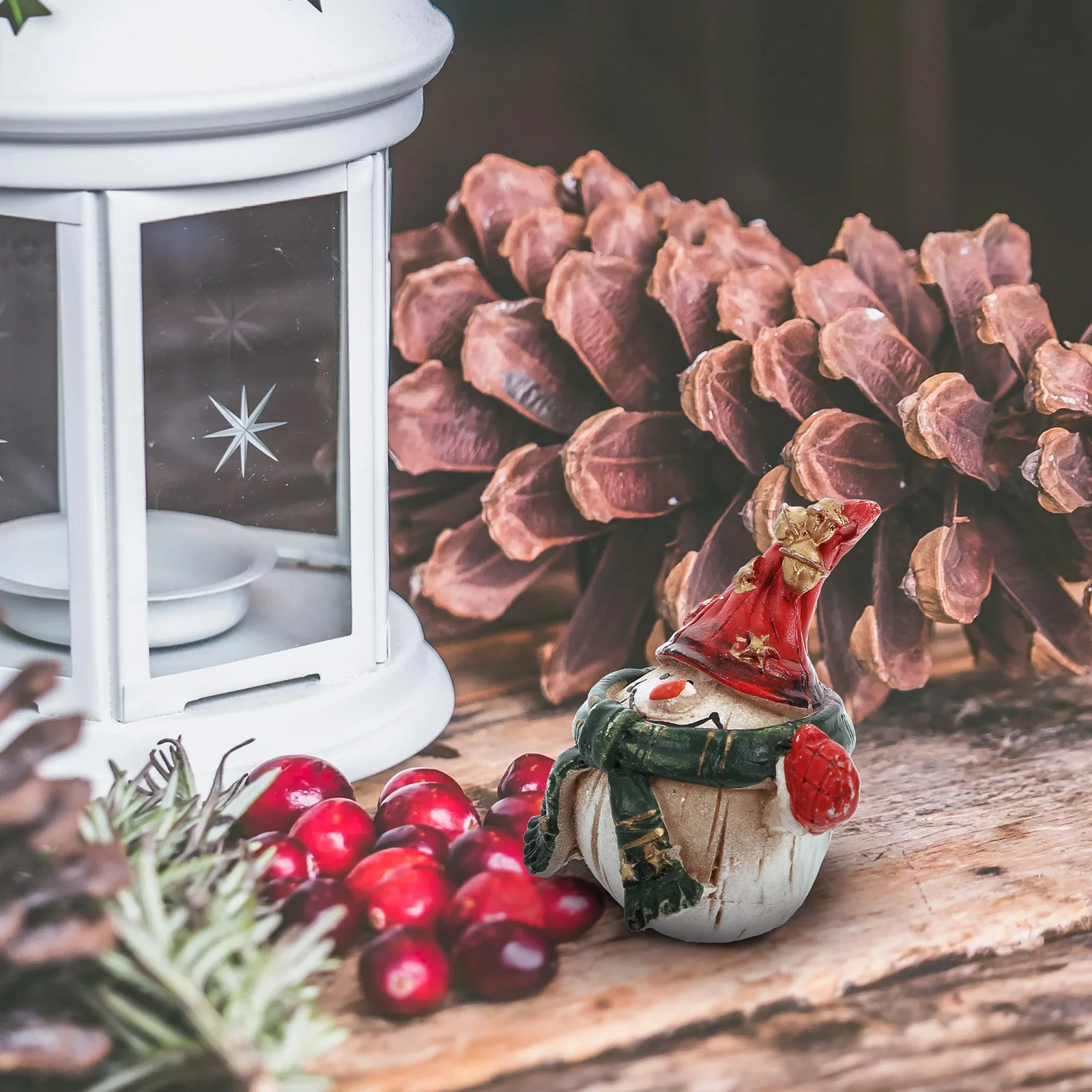 

1 шт., рождественский снеговик, орнамент из смолы, небольшой домашний декор, рождественское ремесло, украшение для гостиной, настольное украшение, мультяшный снеговик