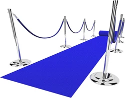 Aisle Runners Wedding Accessories Blue  Aisle Runner Carpet Rugs for Step and Repeat Display Ceremony Parties and Events Indoor