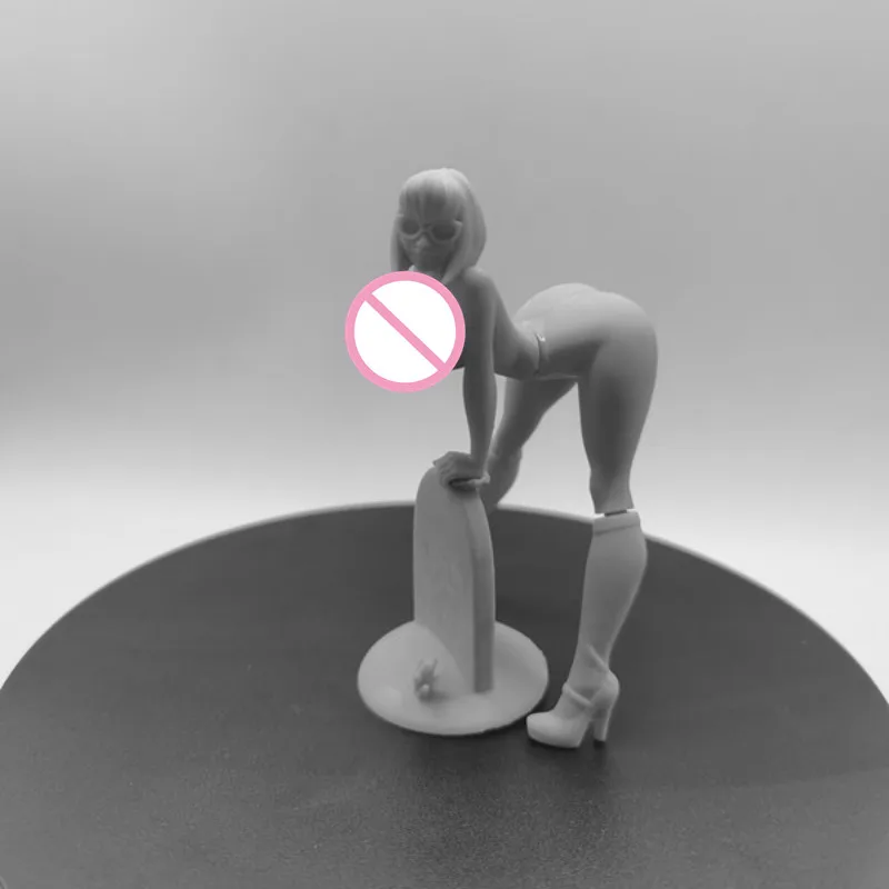 Resin Figure 1/24 Scale Anime Model Kit Miniatures GK Diy Unassembled and Unpainted Diorama Toys