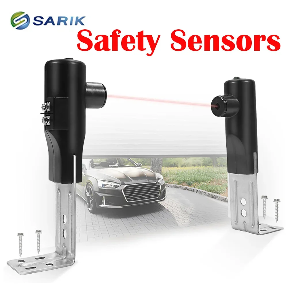 Capteur de faisceau infrarouge de barrière de porte de porte Compatible STB-B GSTB-R GSTB-BX ouvre-porte battante/porte de garage capteur infrarouge de sécurité de cellule photoélectrique